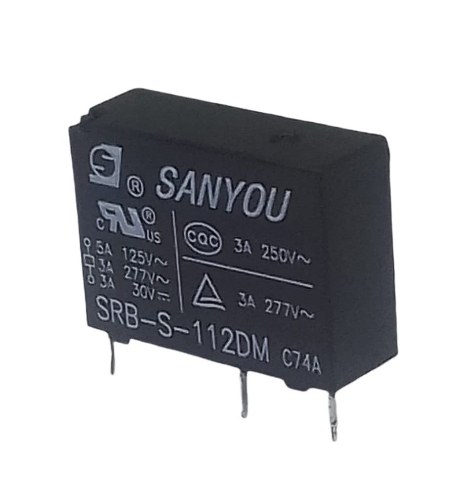 SRB-S-112DM - RELAY NORMAL ABIERTO 5A 12VDC - Insumos Electrónicos SRL